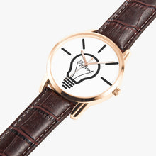 Load image into Gallery viewer, Instafamous Wide lightbulb Quartz watch
