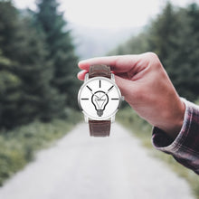 Load image into Gallery viewer, Instafamous Wide lightbulb Quartz watch
